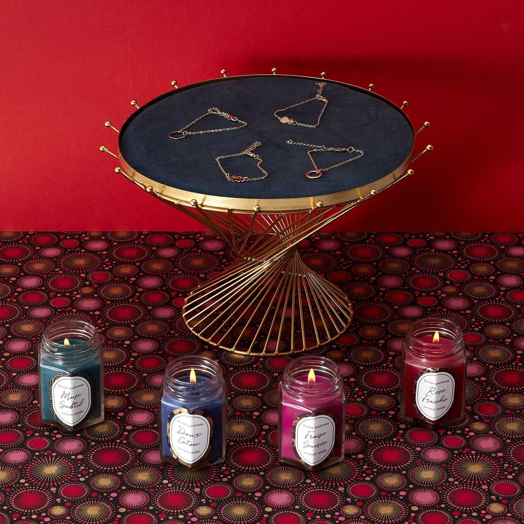 BOUGIE PARFUMEE BOCAL DECO BIJOU SURPRISE M24