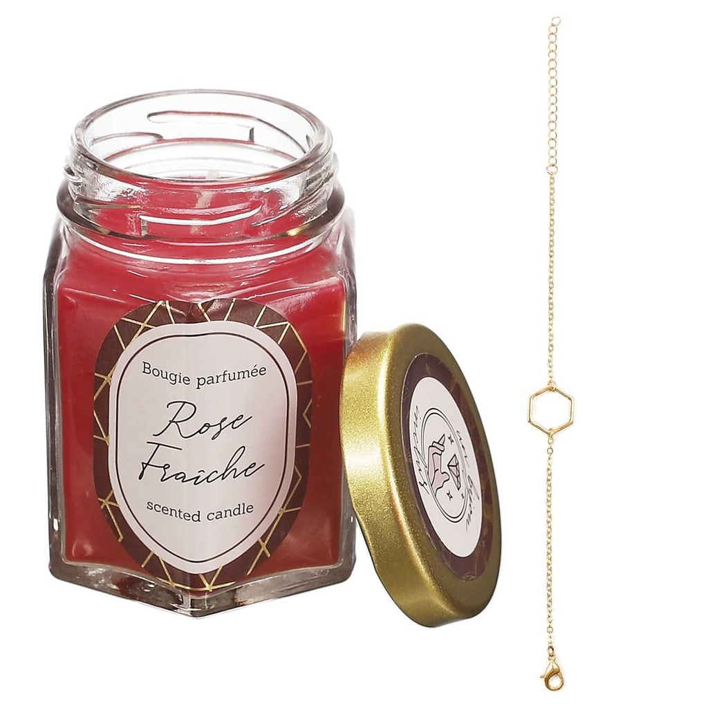 BOUGIE PARFUMEE BOCAL DECO BIJOU SURPRISE M24