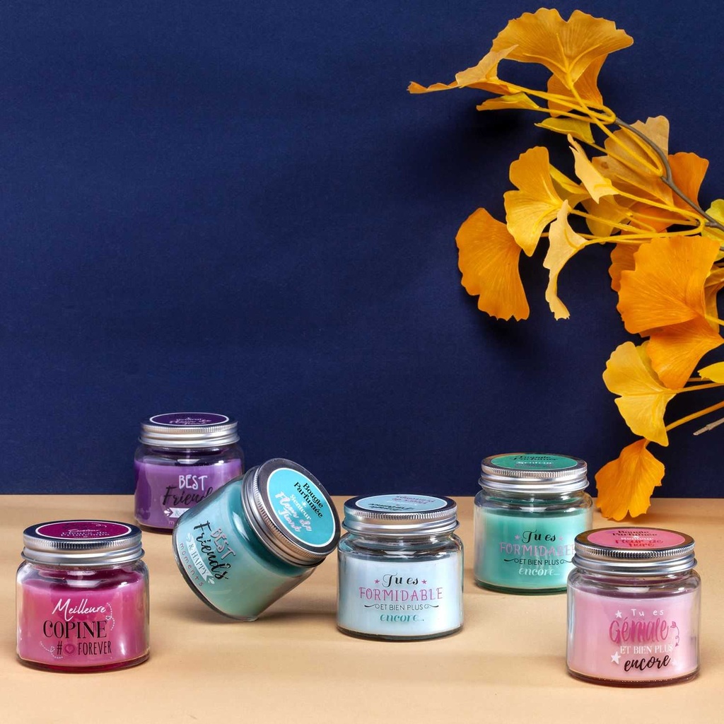 BOUGIE PARFUMEE POT AMITIE H6.5CM M24