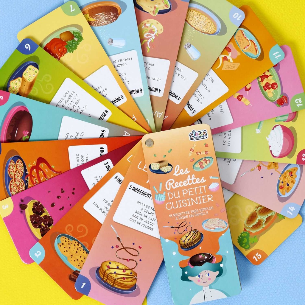 CARTES EDUCATIVES RECETTES DU CUISINIER M24