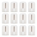CROCHET ADHESIF POUR TRINGLE A RIDEAU X12 M48