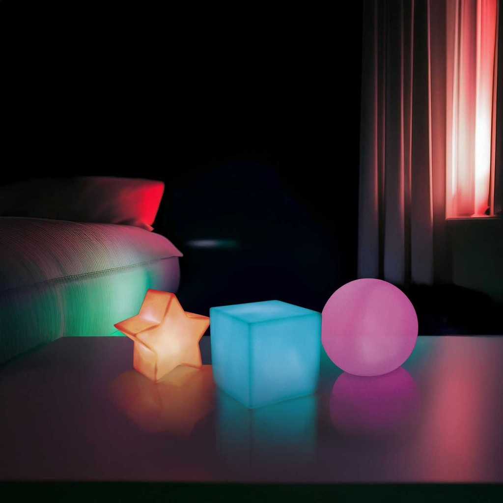 LAMPE COULEUR CHANGEANTE H7.8CM M24