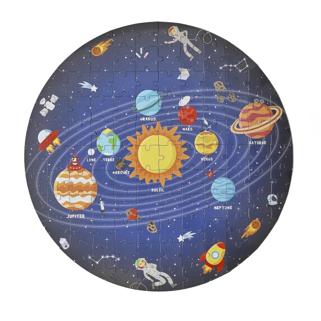 PUZZLE ROND SYSTEME SOLAIRE 100 PIECES M12