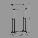 PORTANT DBL EXT MTL/PLA ICARE 