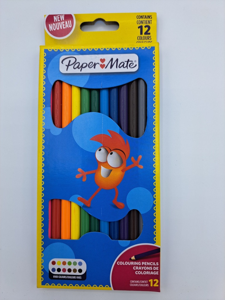 PAPER MATE 12 CRAYONS DE COUL