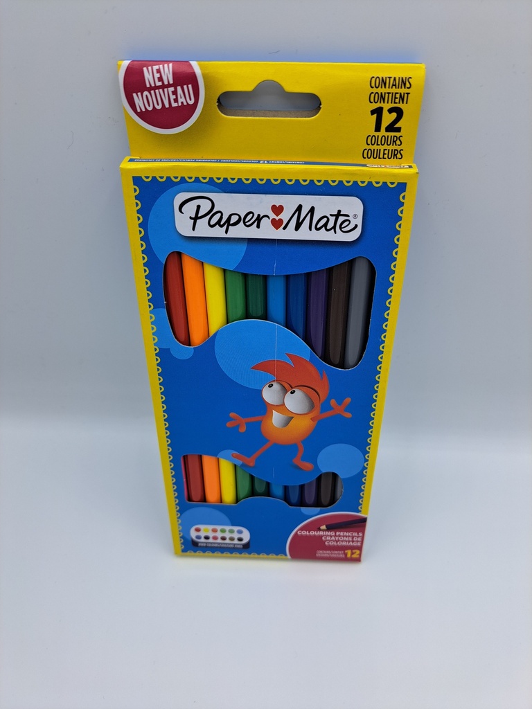 PAPER MATE 12 CRAYONS DE COUL