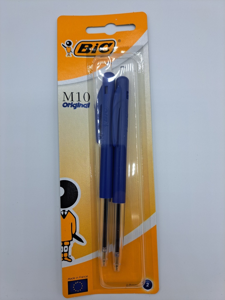BIC M10 BLEU BLISTER 2 PIECES