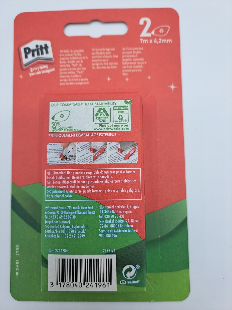 PRITT CORRECT IT MINI 2e 1/2PR