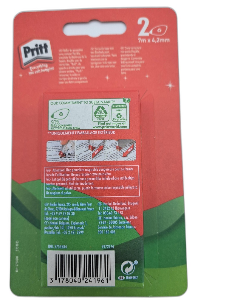 PRITT CORRECT IT MINI 2e 1/2PR