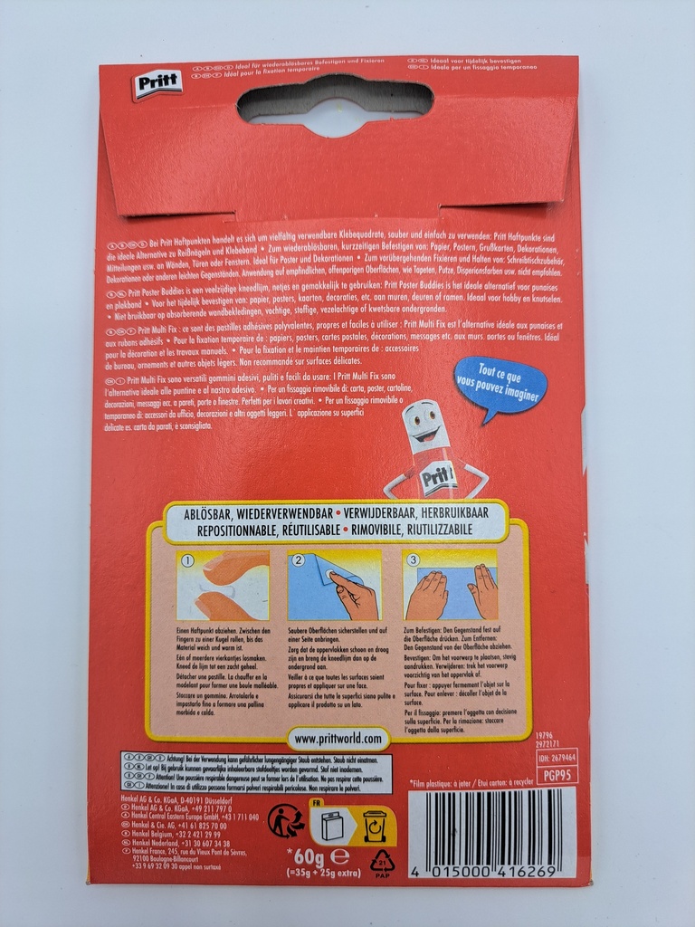 PRITT BUDDIES 35GR +50% GRATIS