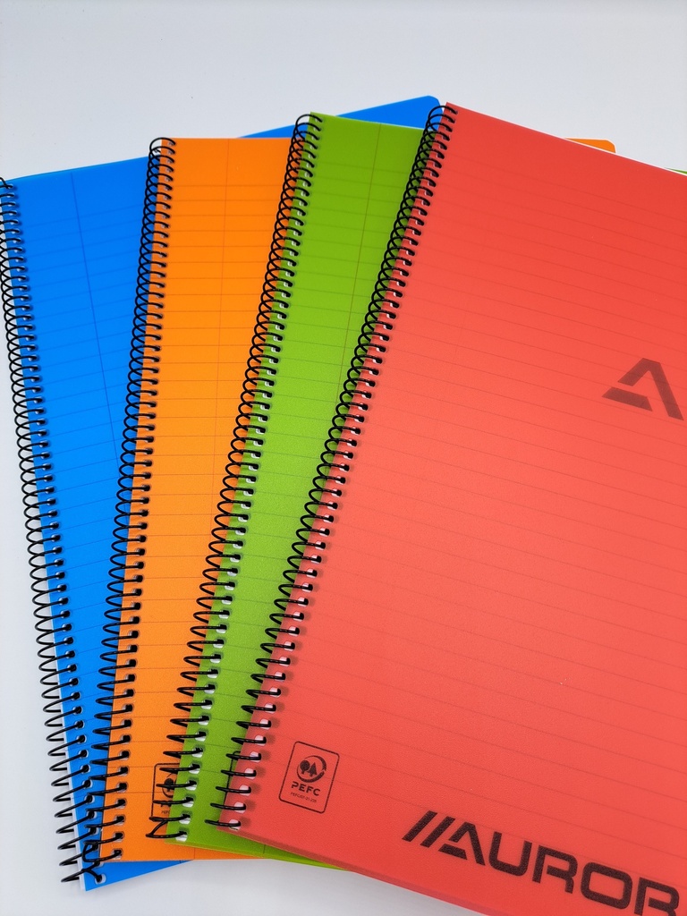 CAHIER SPIRALE PP A4 LIGNE