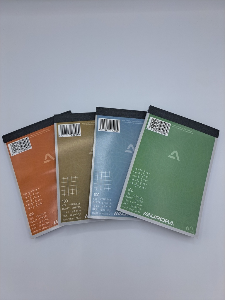 BLOC NOTES 11X15 S/B Q5 100F