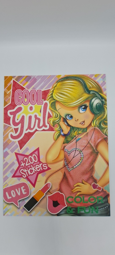 ALBUM GIRL AVEC AUTOCOLLANTS