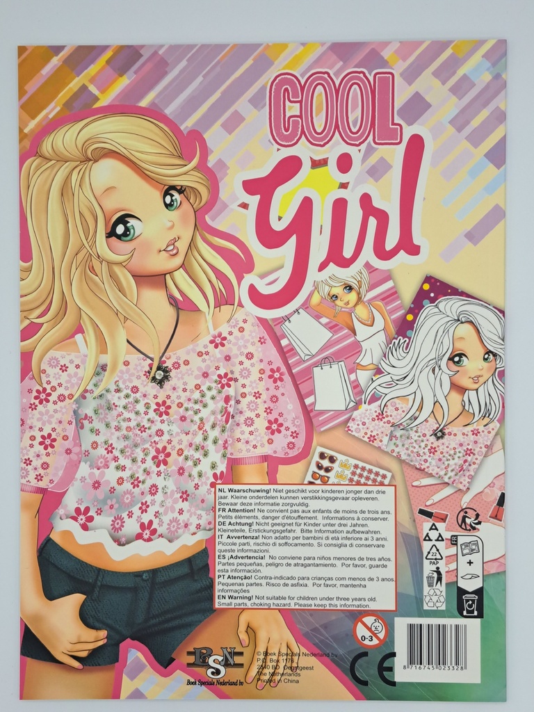 ALBUM GIRL AVEC AUTOCOLLANTS