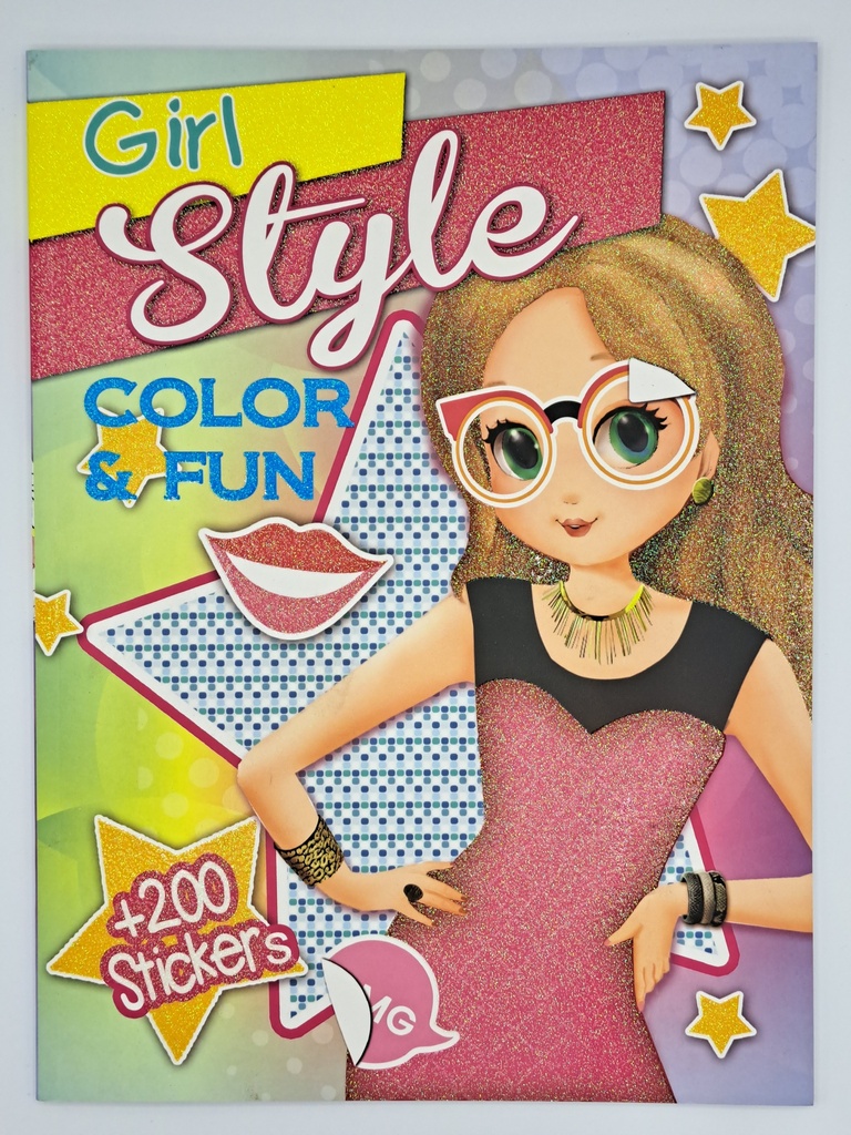 ALBUM GIRL AVEC AUTOCOLLANTS