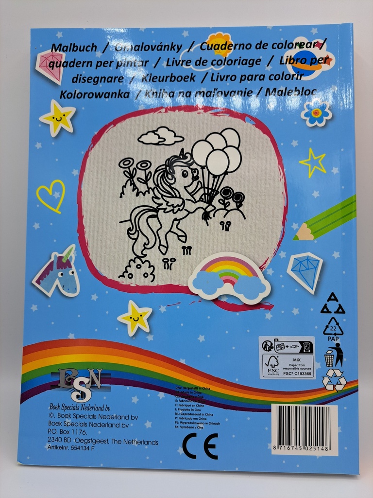 ALBUM A COLORIER 256 PAGES