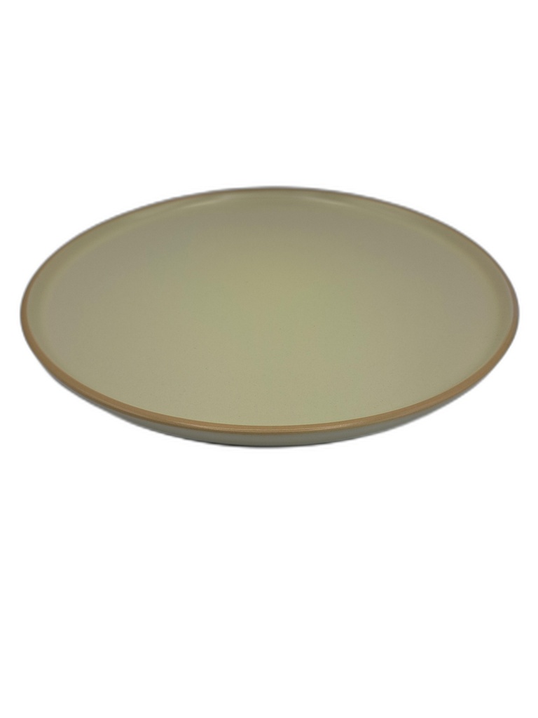 ASSIETTE FAIENCE D27CM - 4 ASS