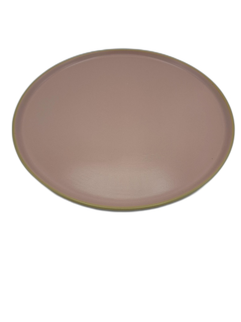 ASSIETTE FAIENCE D27CM - 4 ASS