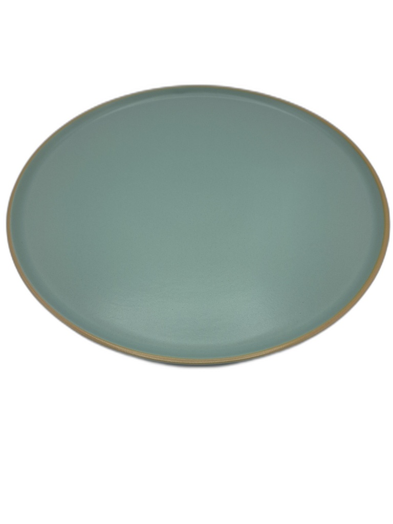 ASSIETTE FAIENCE D27CM - 4 ASS
