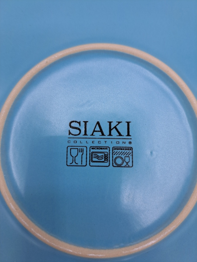 ASSIETTE FAIENCE D27CM - 4 ASS