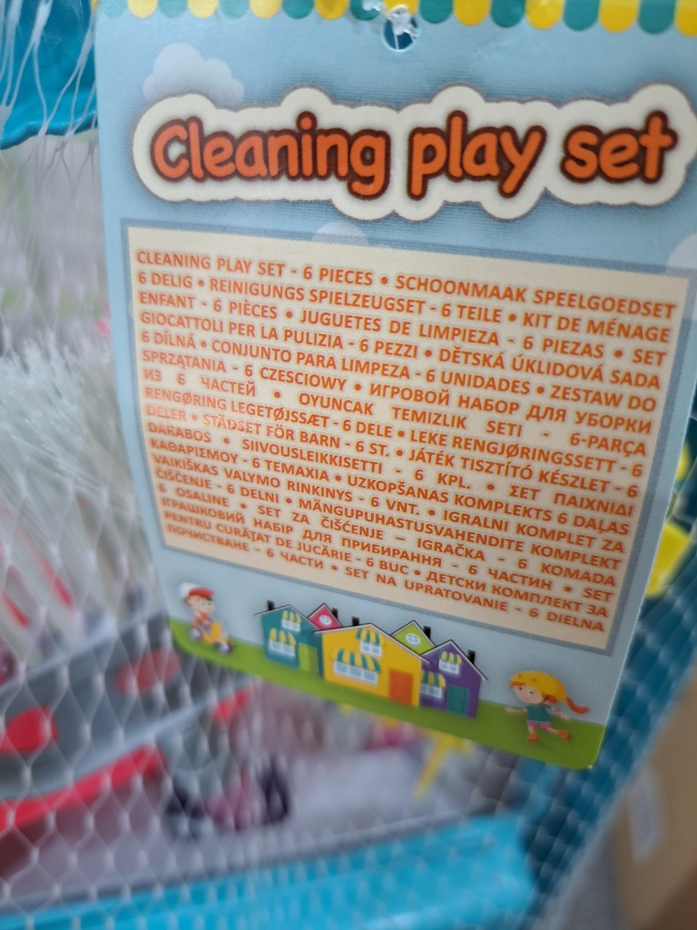 SET NETTOYAGE ENFANT JOUET 6PC