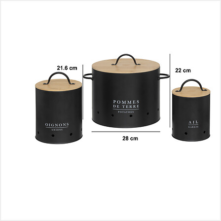 SET BOITE X3 FER+BAM BLACKBA