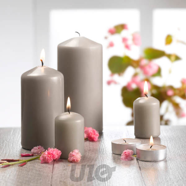 SET DE 6 BOUGIES MAXI CHAUFFE-PLAT ESSENTIEL PARFUM MUSC