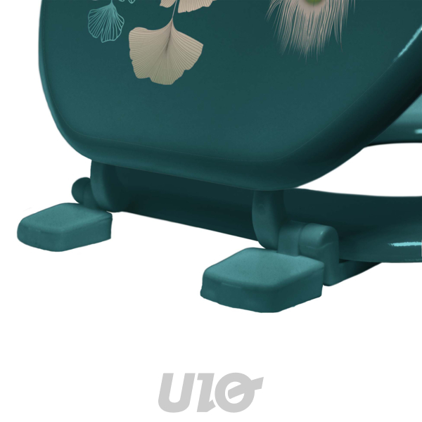 ABATT. WC CHARNIERES PLASTIQUE 37 x 47 CM MDF IMPRIME GINKOBLUE