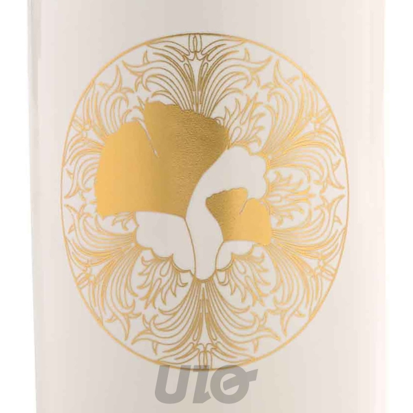 GOBELET (0) 7.4 x 11.2 CM CERAMIQUE IMPRIMEE OR GINKOBLUE