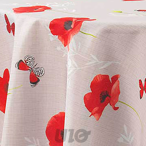 NAPPE RONDE (0) 180 CM POLYESTER IMPRIME SWEET POPPY