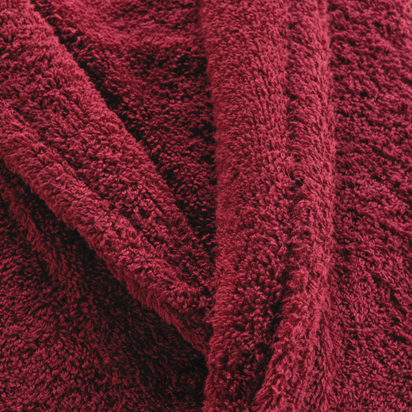 PEIGNOIR COL CHALE TAILLE UNIQUE EPONGE UNIE TENDRESSE RUBIS