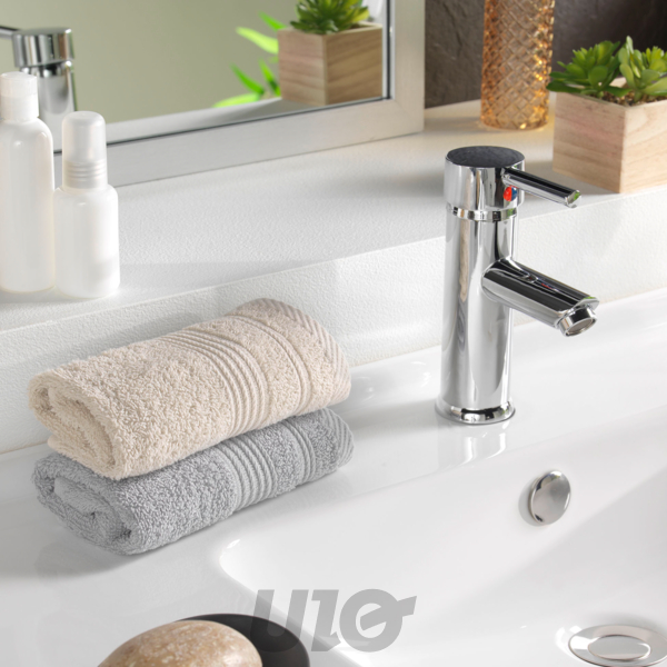 SERVIETTE INVITE 30 x 50 CM EPONGE UNIE TENDRESSE LIN