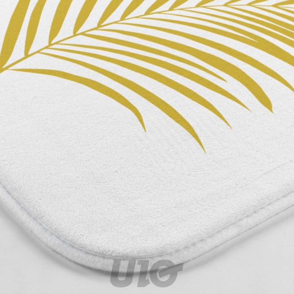 TAPIS CONTOUR WC 45 x 45 CM MICROFIBRE IMPRIMEE ORBELLA BLANC DES. PLACE