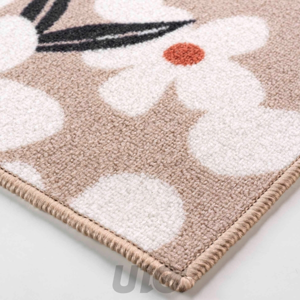 TAPIS RECTANGLE 40 x 60 CM IMPRIME DARCY NATUREL