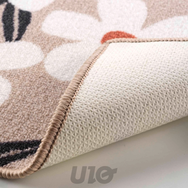 TAPIS RECTANGLE 40 x 60 CM IMPRIME DARCY NATUREL