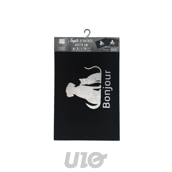 TAPIS RECTANGLE 45 x 70 CM IMPRIME PHOSPHORESCENT BENJI