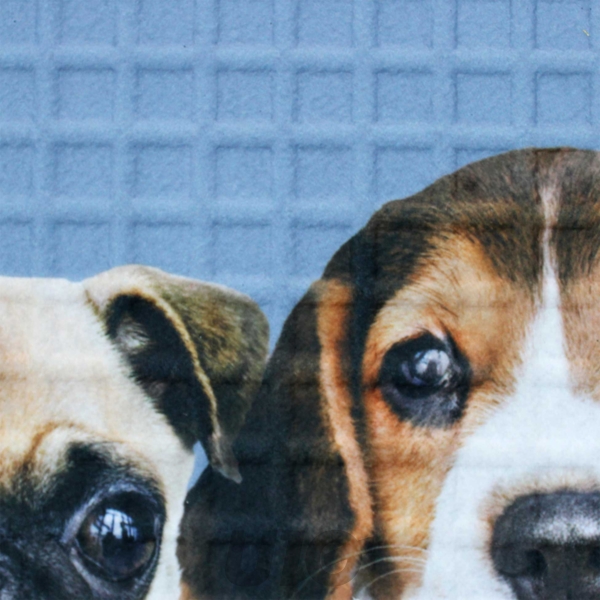 TAPIS RECTANGLE 45 x 75 CM RELIEF IMPRIME CARLITO