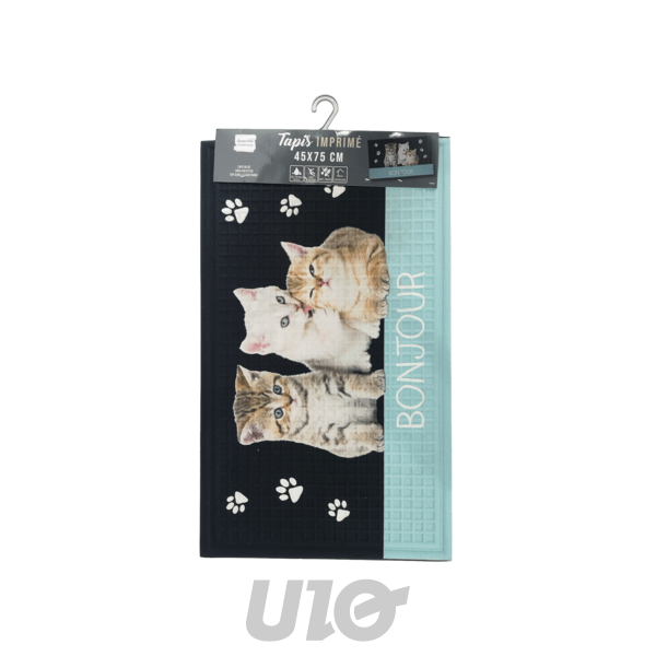 TAPIS RECTANGLE 45 x 75 CM RELIEF IMPRIME CHALUT