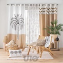 COUSSIN DEHOUS. COMPR. FRANGES 30 x 50 CM COTON MACRAME INDY