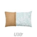 COUSSIN DEHOUS. COMPR. FRANGES 30x50 CM COTON/POLYESTER IMP.+JUTE HERA DES PLACE
