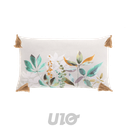 COUSSIN DEHOUS. COMPR. POMPONS 30 x 50 CM COTON/POLYESTER IMP. DILARIS DES PLACE