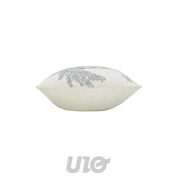 COUSSIN DEHOUSSABLE COMPRESSE 30 x 50 CM POLYESTER/LIN IMP PALMEA VERT DES PLACE