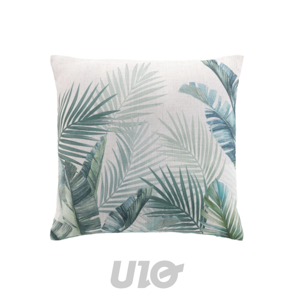 COUSSIN DEHOUSSABLE COMPRESSE 45 x 45 CM POLYESTER/LIN IMPRIME NATIVE DES. PLACE