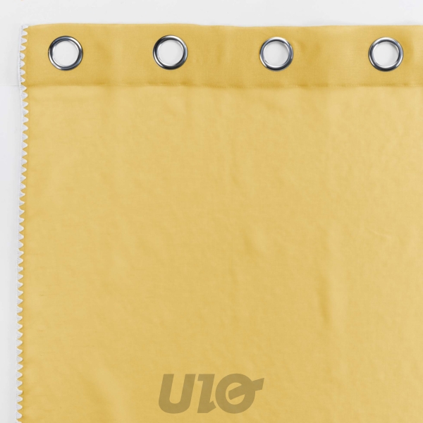 PANNEAU A OEILLETS 140 x 240 CM VOILE SABLE FANTAISIE LOUISE MIEL