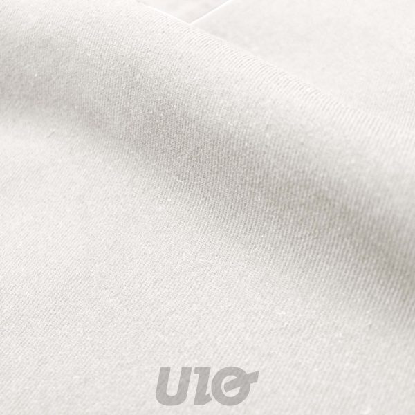 RIDEAU A OEILLETS 135 x 180 CM COTON/POLYESTER RECYCLE GRS TWILY BLANC