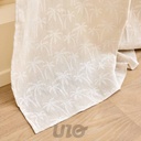 RIDEAU A OEILLETS 140 x 240 CM POLYCOTON IMPRIME SAHARIS