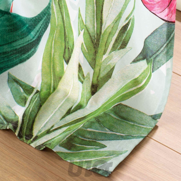 RIDEAU A OEILLETS 140 x 260 CM COTON IMPRIME LOUISIANE DES. PLACE