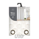 RIDEAU A OEILLETS 140 x 260 CM POLYESTER IMPRIME METALLISE MAJESTIA