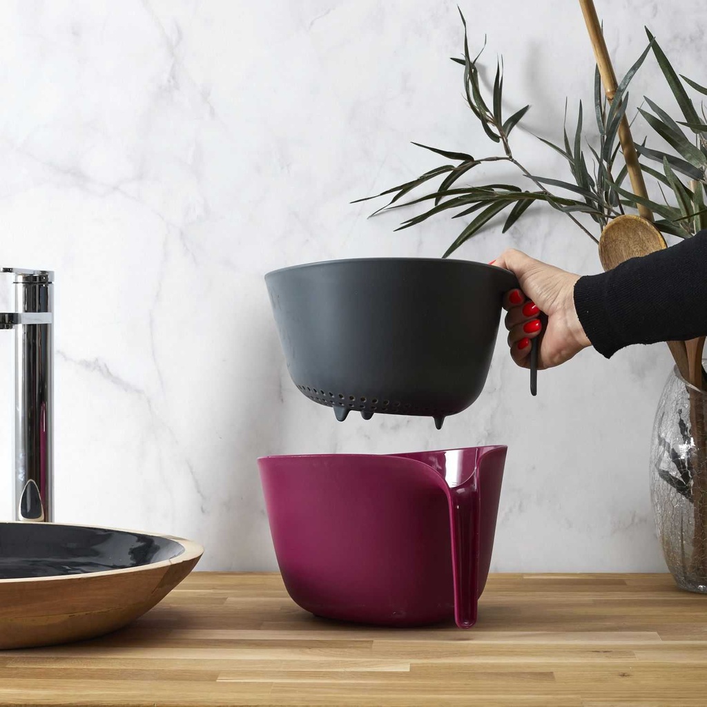 BOL PASSOIRE RONDE 2EN1 COOK CONCEPT M24