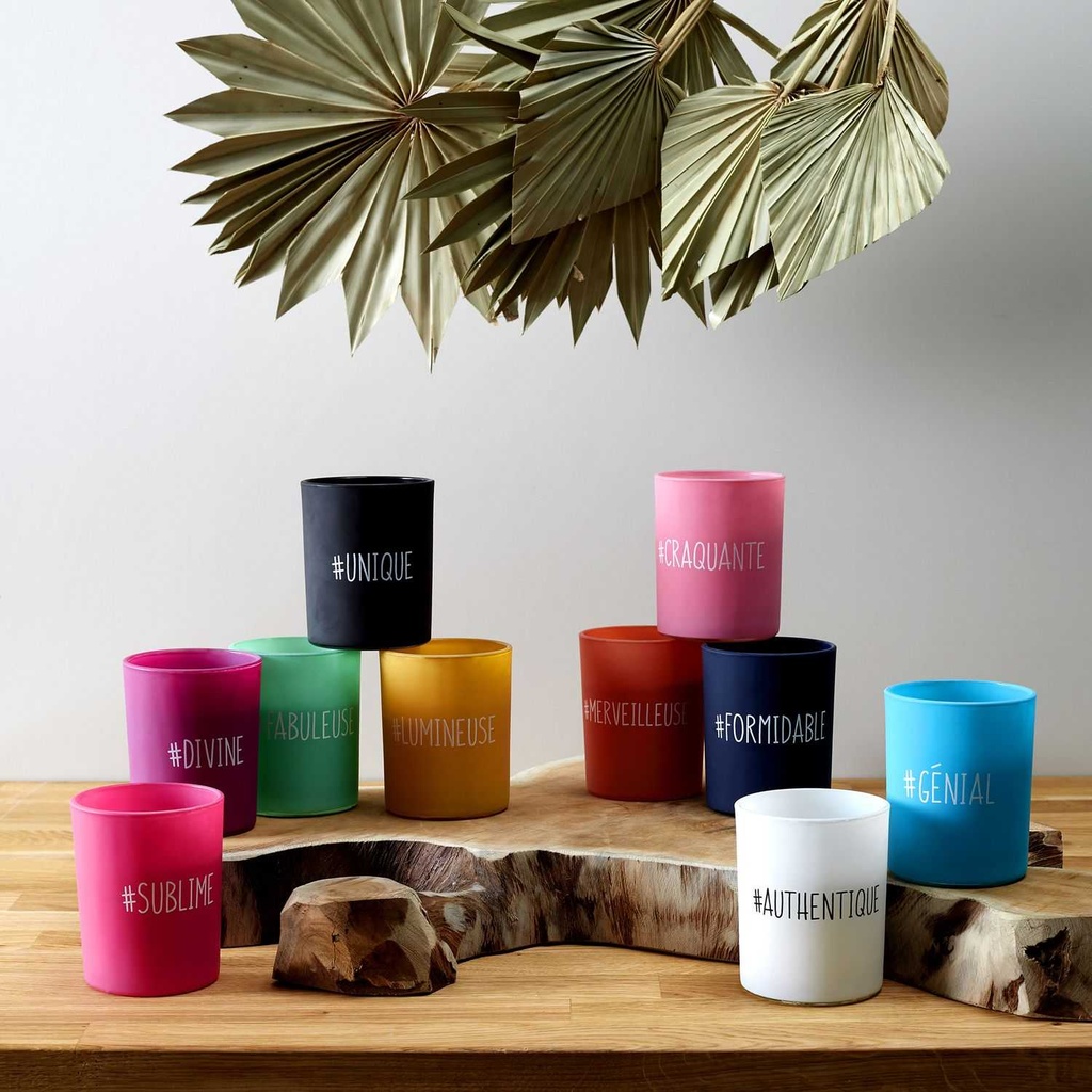 BOUGIE PARFUMEE VANILLE MOT H9CM M20